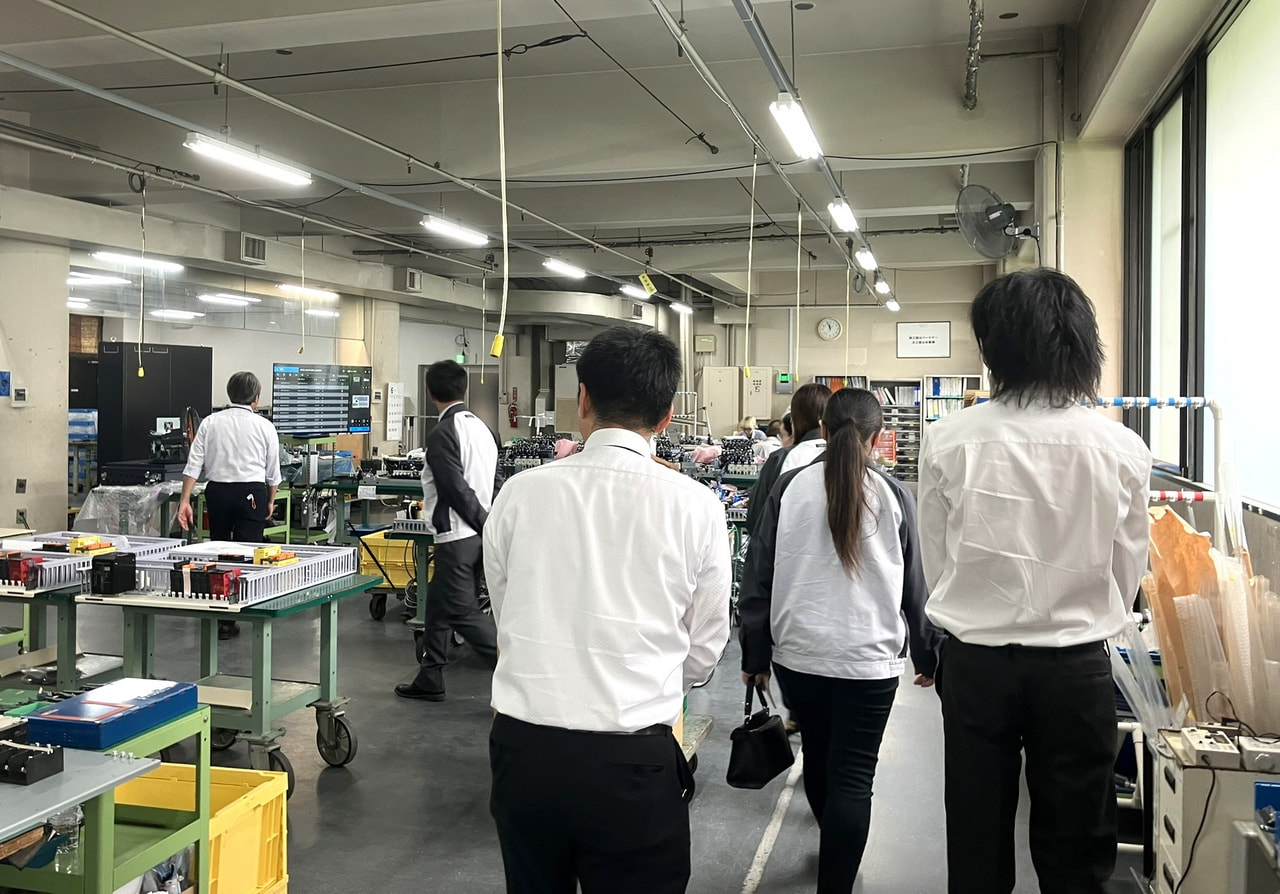 グループ企業・富士精密株式会社様が、本社工場を見学されました