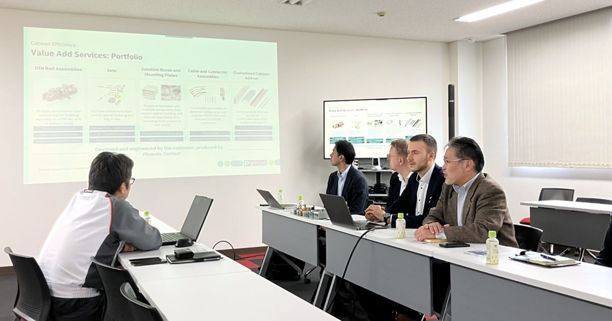 フエニックス・コンタクト株式会社様、ドイツ本社視察のご来訪について